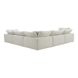 Clay Coastside Sand Classic L Shaped Modular Sectional - Ornate Home