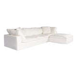 Clay Cream White Lounge Modular Sectional - Ornate Home