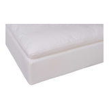 Clay Cream White Ottoman - Ornate Home