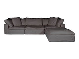 Clay Light Grey Lounge Modular Sectional - Ornate Home