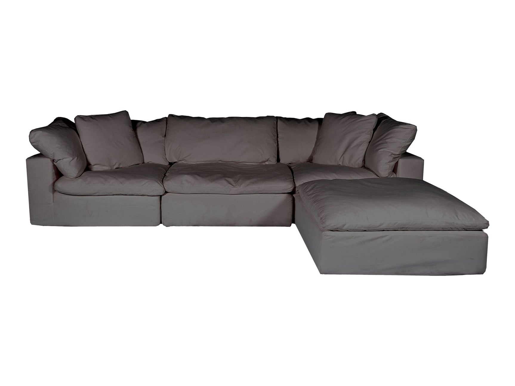 Clay Light Grey Lounge Modular Sectional - Ornate Home