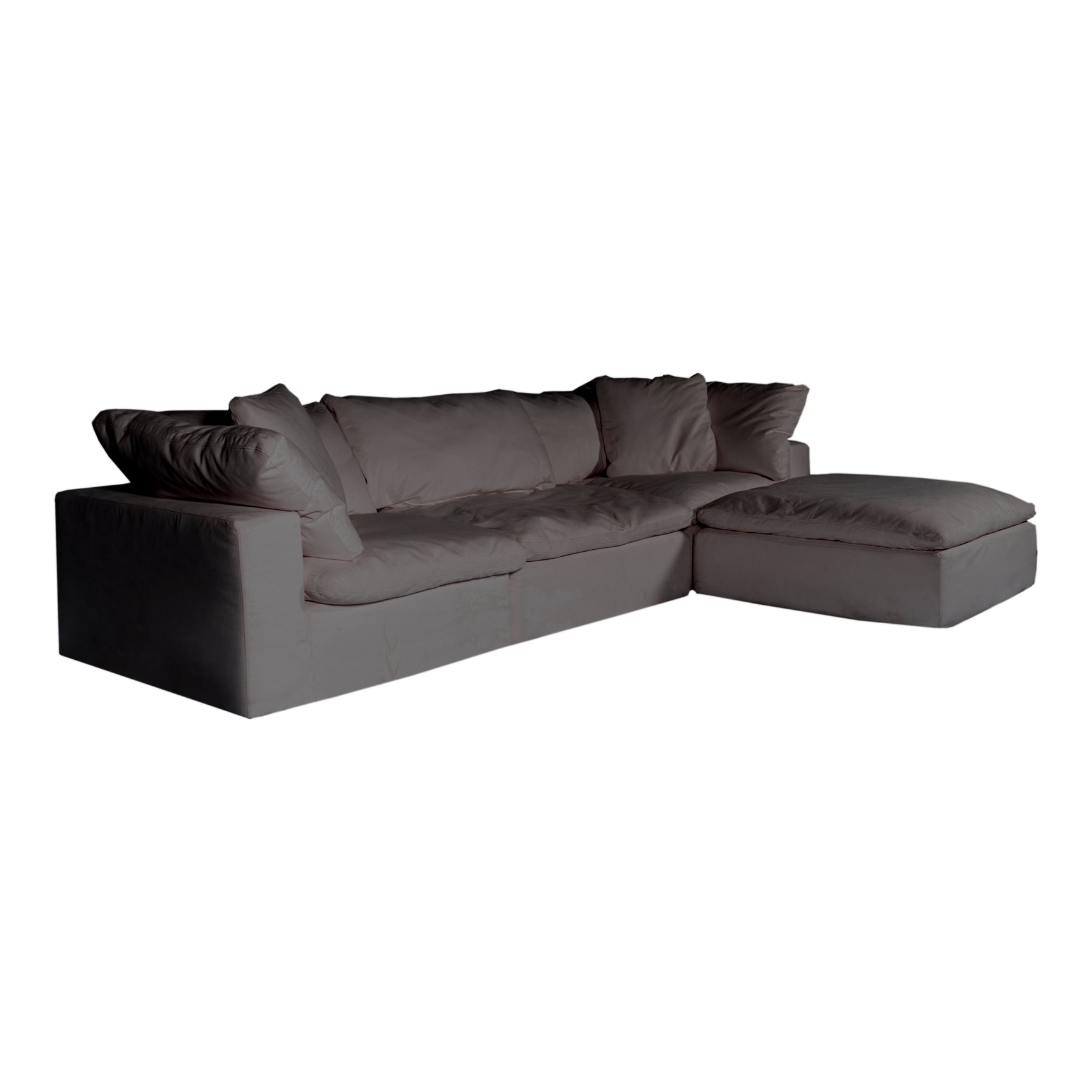 Clay Light Grey Lounge Modular Sectional - Ornate Home
