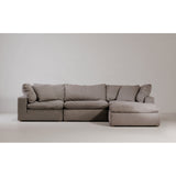 Clay Light Grey Lounge Modular Sectional - Ornate Home