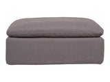 Clay Light Grey Ottoman - Ornate Home