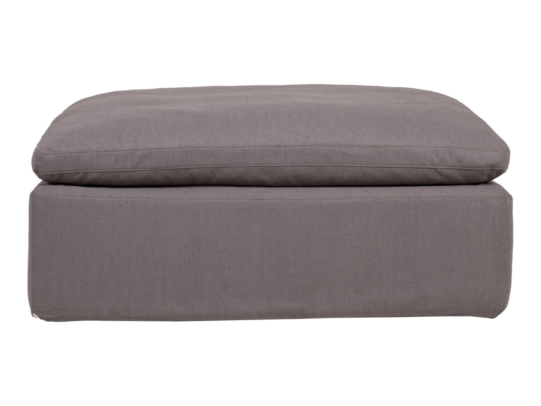 Clay Light Grey Ottoman - Ornate Home