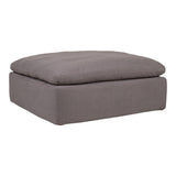 Clay Light Grey Ottoman - Ornate Home