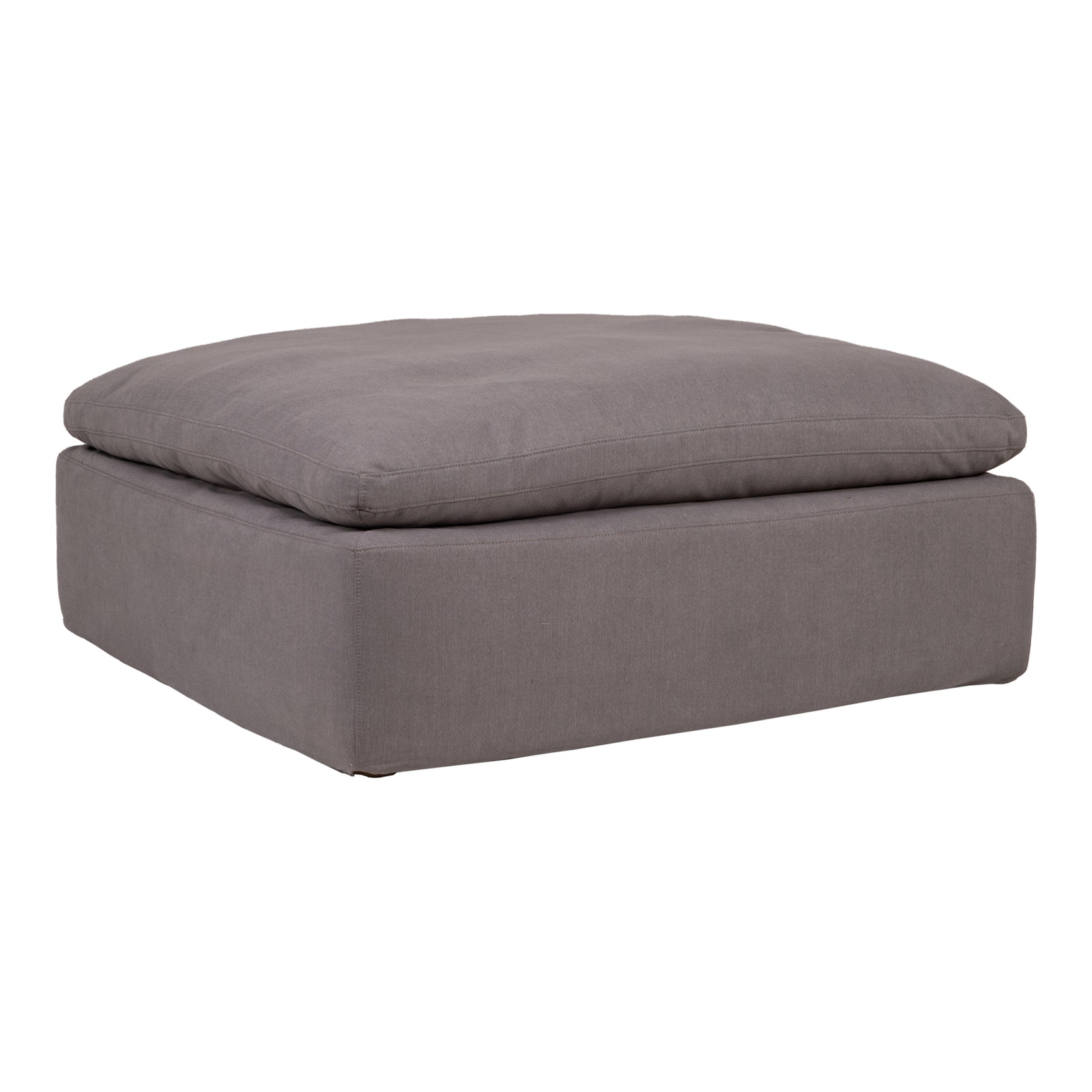 Clay Light Grey Ottoman - Ornate Home