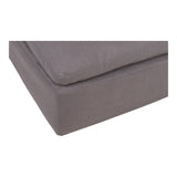 Clay Light Grey Ottoman - Ornate Home
