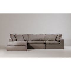 Clay Light Grey Slipper Chair - Ornate Home