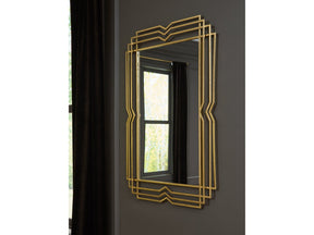 Claybrook Gold Finish Accent Mirror (Online Special Price) - Ornate Home