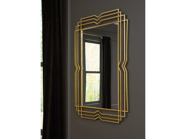 Claybrook Gold Finish Accent Mirror (Online Special Price) - Ornate Home