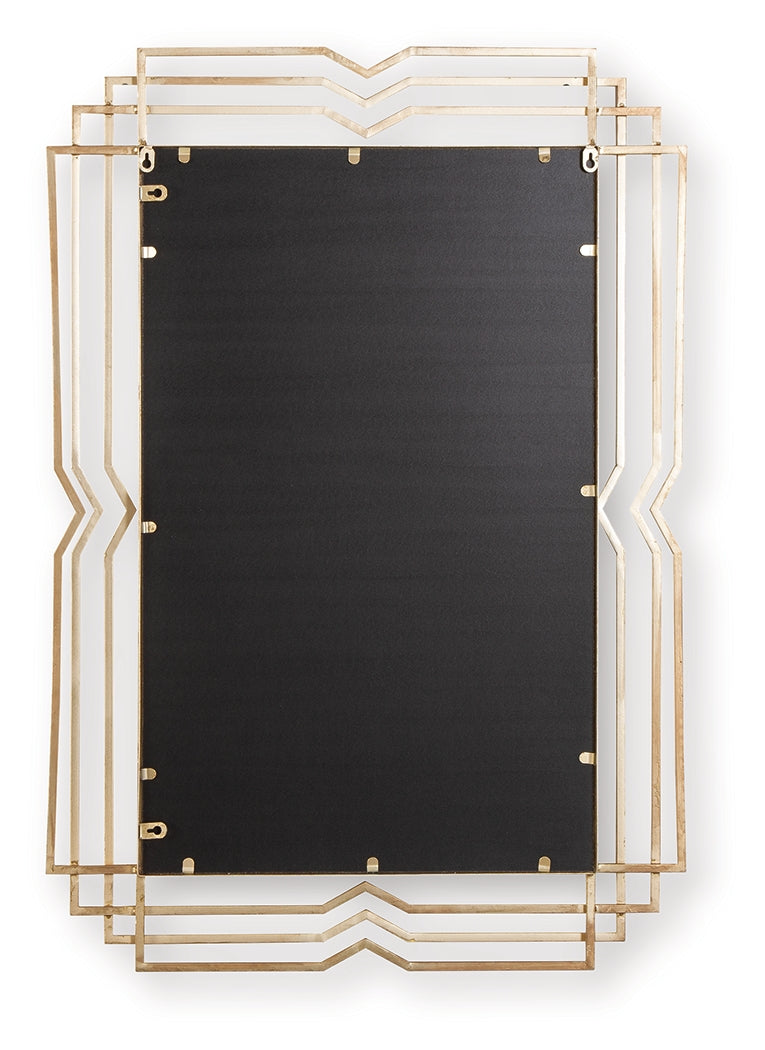 Claybrook Gold Finish Accent Mirror (Online Special Price) - Ornate Home