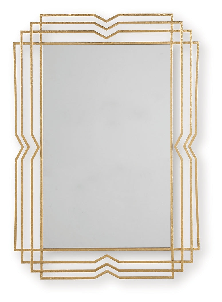 Claybrook Gold Finish Accent Mirror - Ornate Home