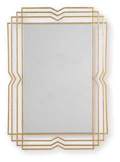Claybrook Gold Finish Accent Mirror - Ornate Home