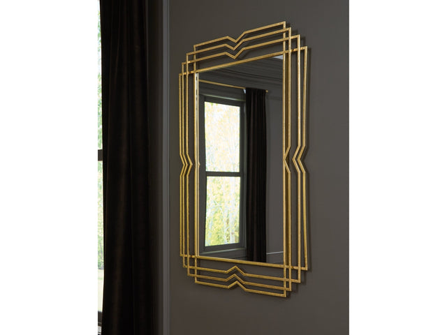 Claybrook Gold Finish Accent Mirror - Ornate Home