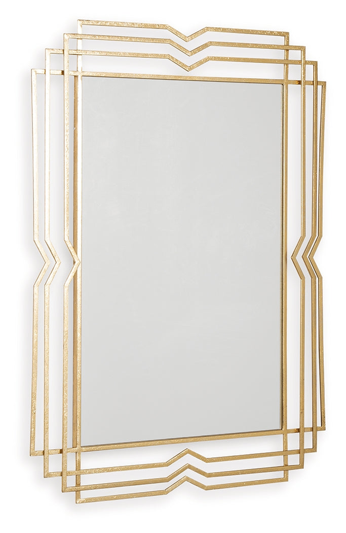 Claybrook Gold Finish Accent Mirror - Ornate Home