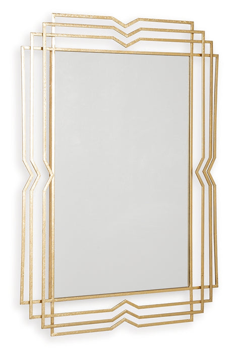 Claybrook Gold Finish Accent Mirror - Ornate Home