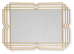 Claybrook Gold Finish Accent Mirror - Ornate Home