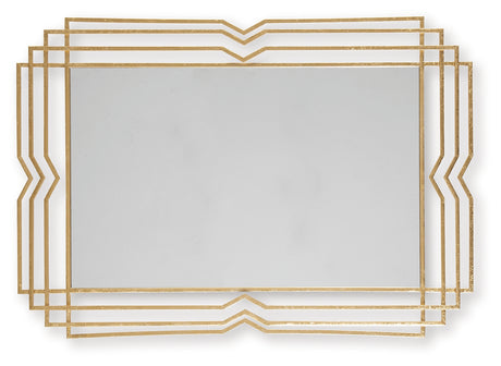 Claybrook Gold Finish Accent Mirror - Ornate Home