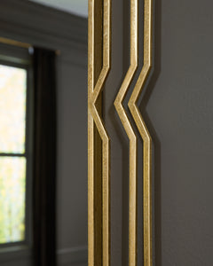 Claybrook Gold Finish Accent Mirror - Ornate Home