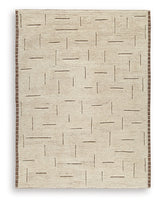 Clayman Beige/Brown Large Rug - Ornate Home