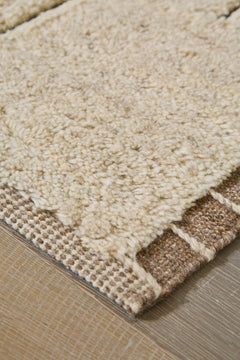 Clayman Beige/Brown Medium Rug - Ornate Home