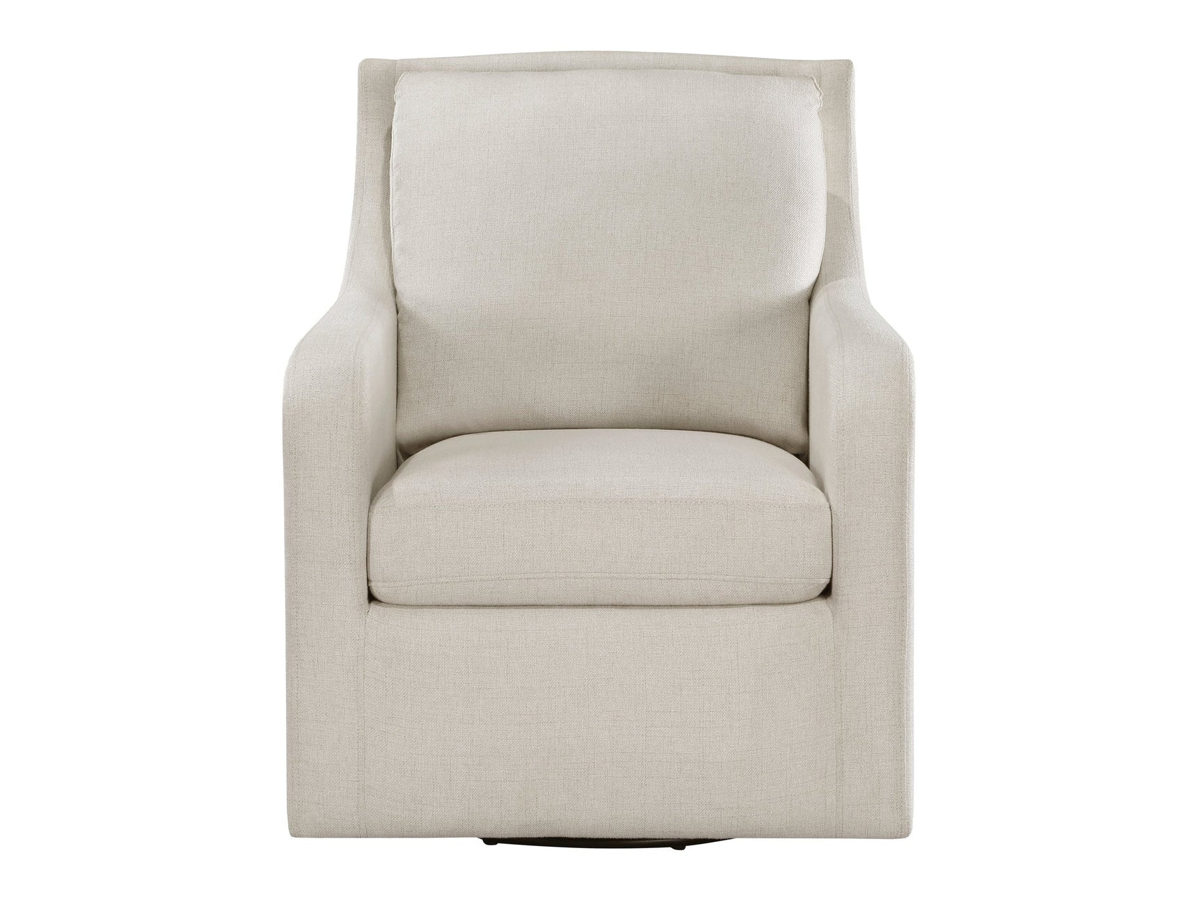 Claymont Beige Swivel Chair - Ornate Home