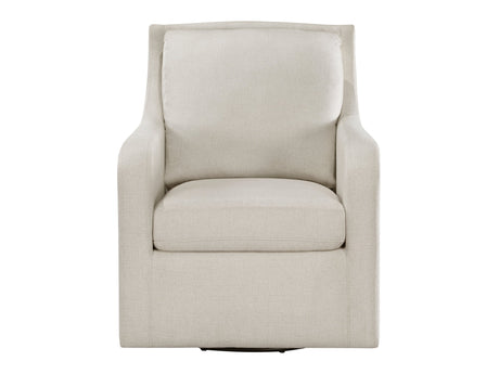 Claymont Beige Swivel Chair - Ornate Home