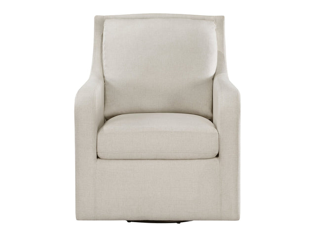 Claymont Beige Swivel Chair - Ornate Home