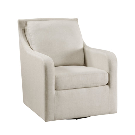 Claymont Beige Swivel Chair - Ornate Home