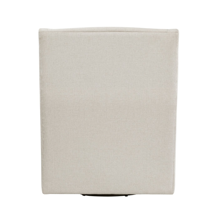 Claymont Beige Swivel Chair - Ornate Home