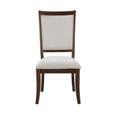 Claymont Cherry/Beige 5-Piece Dining Table Set - Ornate Home