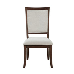 Claymont Cherry/Beige 5-Piece Dining Table Set - Ornate Home