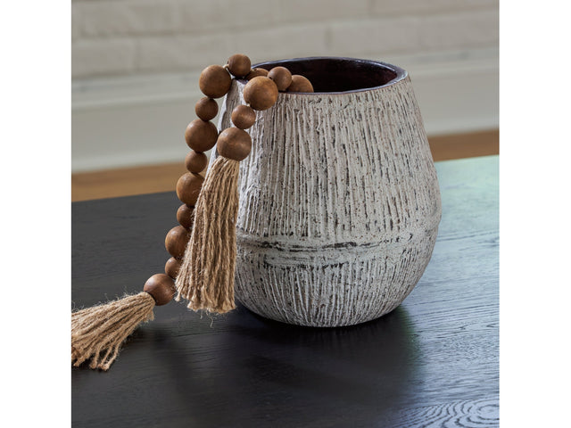 Claymount Distressed Brown Vase (7.88" H) - Ornate Home