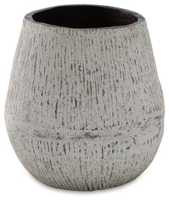 Claymount Distressed Brown Vase (7.88" H) - Ornate Home