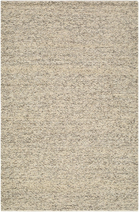 Clayne Beige & Charcoal Premium Wool Area Rug - Ornate Home