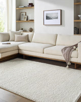 Clayne Beige Premium Wool Area Rug - Ornate Home