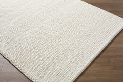 Clayne Beige Premium Wool Area Rug - Ornate Home
