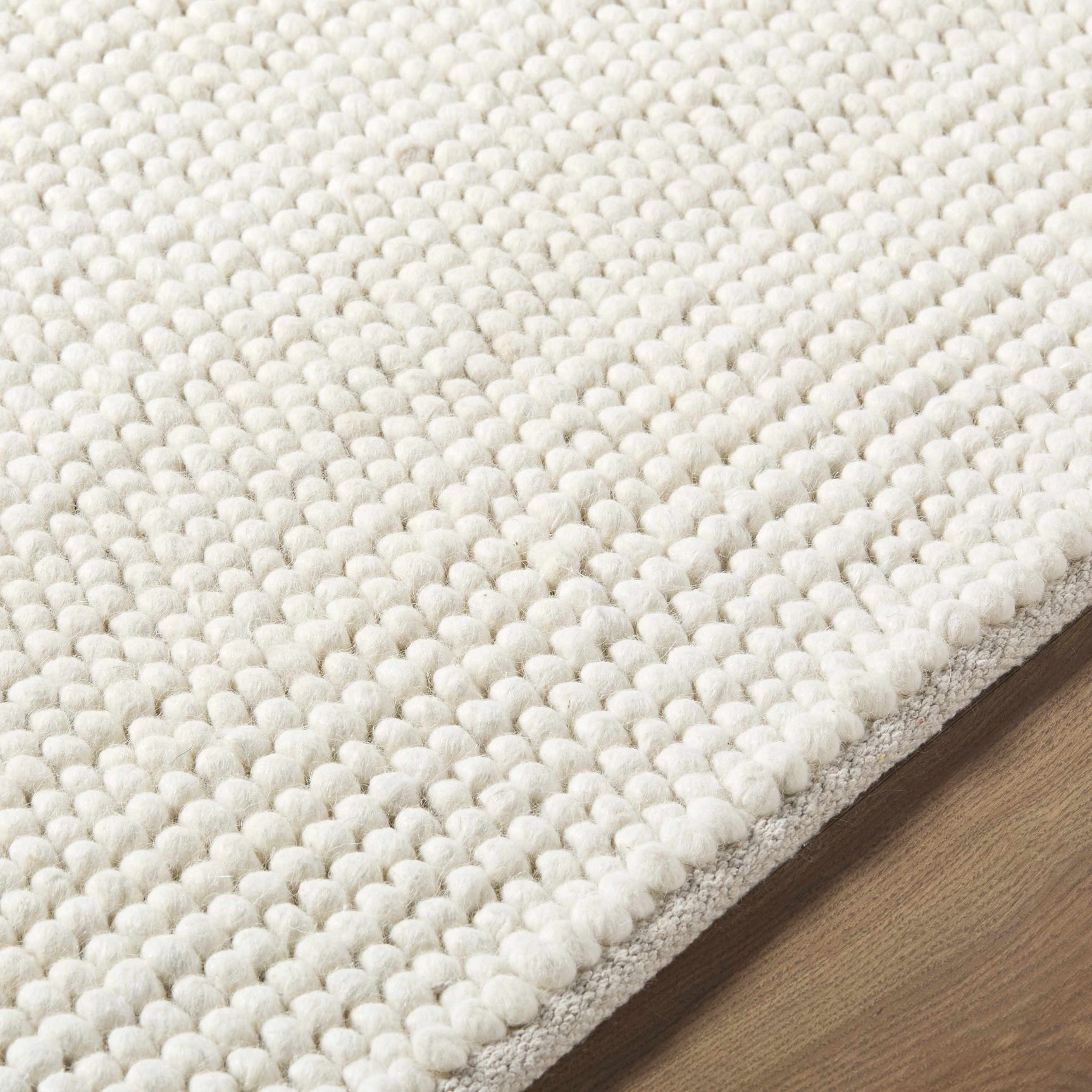 Clayne Beige Premium Wool Area Rug - Ornate Home