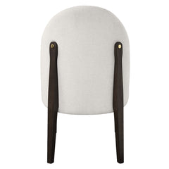 Clayten Beige & Espreeso Side Chair (Set of 2) - Ornate Home