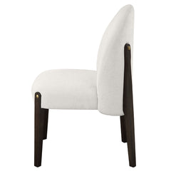 Clayten Beige & Espreeso Side Chair (Set of 2) - Ornate Home