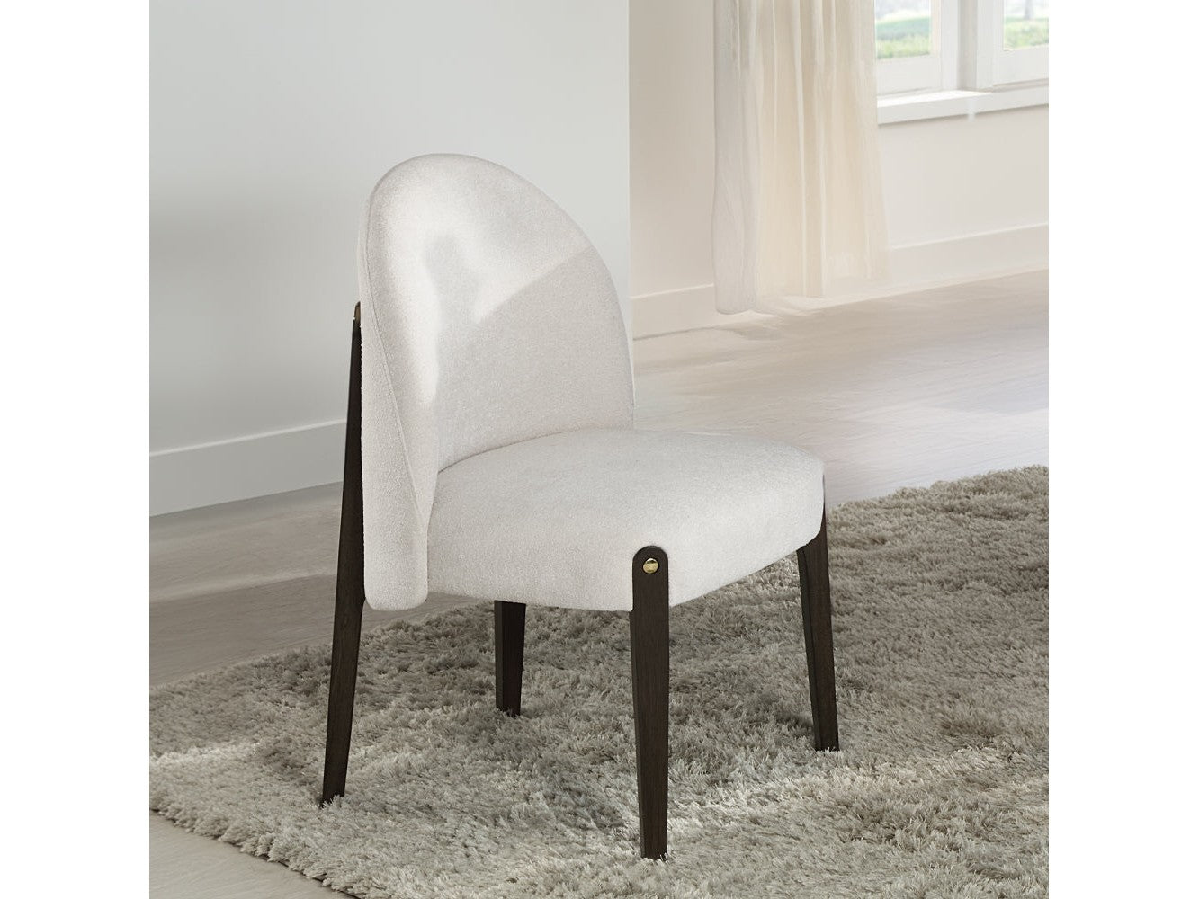Clayten Beige & Espreeso Side Chair (Set of 2) - Ornate Home