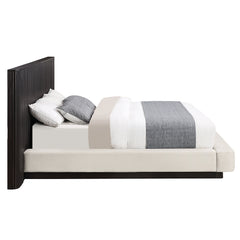 Clayten Beige/Espresso Eastern King Bed - Ornate Home