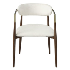 Clayten Brown Oak Arm Chair (Set of 2) - Ornate Home