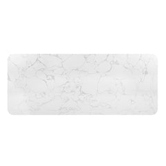 Clayten Engineering Natural Marble Top/Espresso Dining Table - Ornate Home