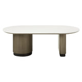 Clayten Engineering Top/Light Oak Coffee Table - Ornate Home