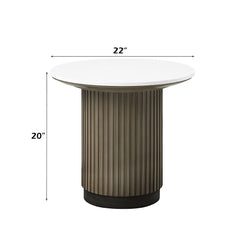 Clayten Engineering Top/Light Oak End Table - Ornate Home