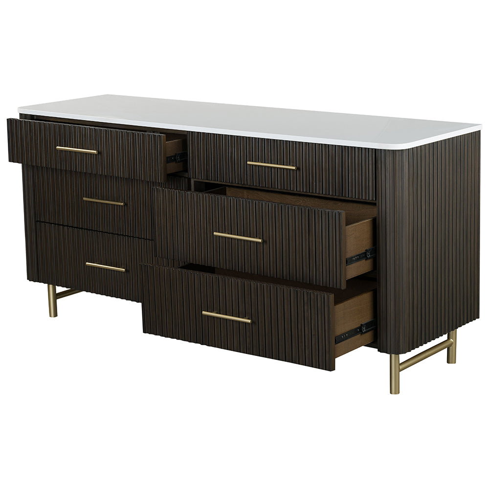 Clayten Espresso Dresser - Ornate Home