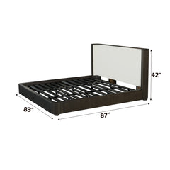 Clayten Espresso Eastern King Bed - Ornate Home