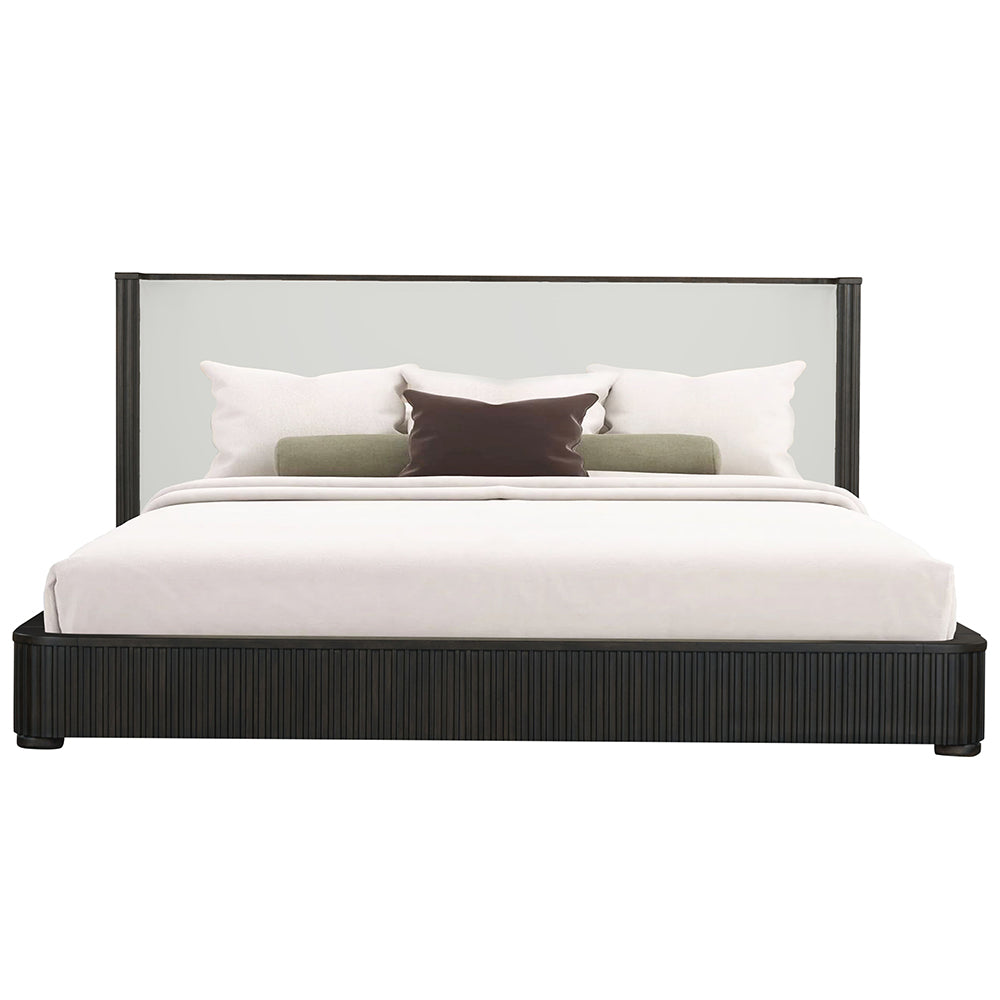 Clayten Espresso Eastern King Bed - Ornate Home